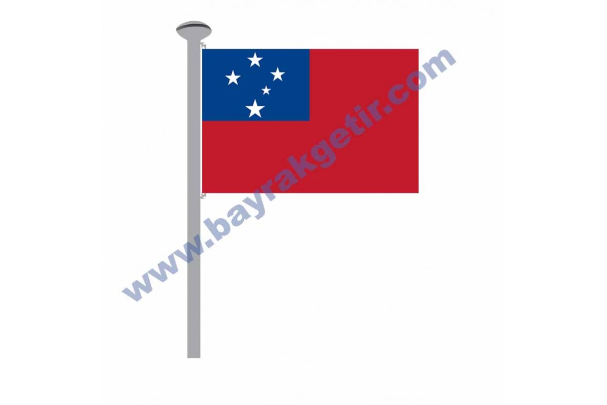 SAMOA GÖNDER BAYRAK 50x75 ( EBAT SEÇİNİZ ) SAMOA GÖNDER BAYRAK 50x75 ( EBAT SEÇİNİZ )